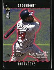 Kirby Puckett [Groundout Gold Signature] Baseball Cards 1996 Collector's Choice You Make Play Prices
