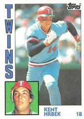 Kent Hrbek #345 Baseball Cards 1984 Topps Prices