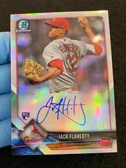 Jack Flaherty [Refractor] #BCRA-JF Baseball Cards 2018 Bowman Chrome Rookie Autographs Prices