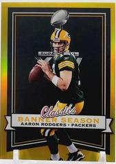 Aaron Rodgers [Gold] #BS-4 Football Cards 2022 Panini Classics Banner Season Prices