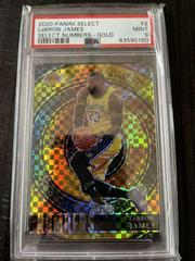 LeBron James [Gold] Basketball Cards 2020 Panini Select Numbers Prices