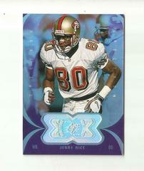 Jerry Rice [Spectrum] Football Cards 1998 Spx Finite Prices