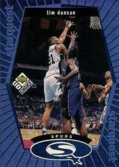 Tim Duncan [Blue] #SQ24 Basketball Cards 1998 UD Choice Starquest Prices