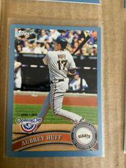 Aubrey Huff [Blue] Baseball Cards 2011 Topps Opening Day Prices