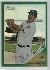 Will Venable [Refractor] #C60 Baseball Cards 2011 Topps Heritage Chrome Prices