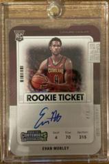 Evan Mobley [Autograph Stub] #103 Basketball Cards 2021 Panini Contenders Prices