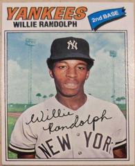 Willie Randolph #13 Baseball Cards 1977 Burger King Yankees Prices