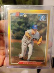 Greg Maddux [Gold] Baseball Cards 2017 Bowman 1992 Chrome Prices