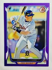 Miguel Cabrera [Purple] #50 Baseball Cards 2014 Bowman Prices