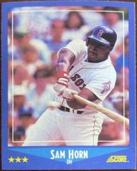 Sam Horn #201 Baseball Cards 1988 Score Prices