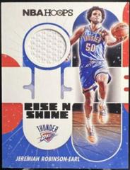 Jeremiah Robinson Earl #RS-JR Basketball Cards 2021 Panini Hoops Rise N Shine Memorabilia Prices