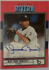 Mariano Rivera [Red] #AC-MR Baseball Cards 2022 Topps Brooklyn Collection Autographs Prices