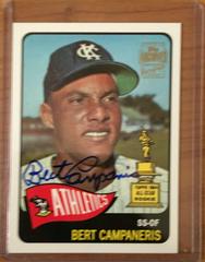 Bert Campaneris #93 Baseball Cards 2001 Topps Archives Autographs Prices