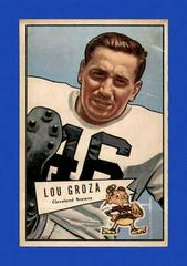 Lou Groza #105 Football Cards 1952 Bowman Large Prices