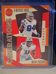 DeMarcus Ware, Micah Parsons [Orange] #GEN-3 Football Cards 2023 Panini Legacy Generations Prices
