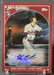 Kerry Carpenter [Autograph Alizarin Crimson] #68 Baseball Cards 2023 Topps X Bob Ross The Joy Of Prices