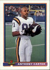 Anthony Carter #305 Football Cards 1991 Bowman Prices