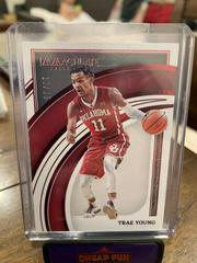 Trae Young [Red] #3 Basketball Cards 2022 Panini Immaculate Collection Collegiate Prices