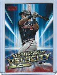Austin Riley [Red] #VV-18 Baseball Cards 2023 Stadium Club Virtuosos of Velocity Prices