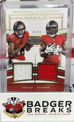 Mike Evans / Chris Godwin #24 Football Cards 2023 Panini Immaculate Dual Jersey Prices
