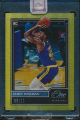 James Wiseman [Gold] Basketball Cards 2020 Panini One and One Prices