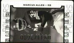 Marcus Allen [Silver Die Cut] #S23 Football Cards 1998 Upper Deck Super Powers Prices