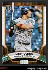 Matt Olson [Orange] #49 Baseball Cards 2022 Topps Tribute Prices