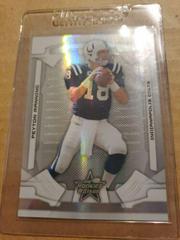 Peyton Manning [Longevity Silver Holofoil] #40 Football Cards 2008 Leaf Rookies & Stars Prices
