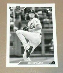 Dustin May [Black & White] #38 Baseball Cards 2020 Bowman Heritage Prices