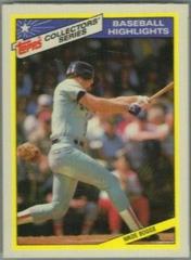 Wade Boggs #10 Baseball Cards 1987 Topps Woolworth Highlights Prices