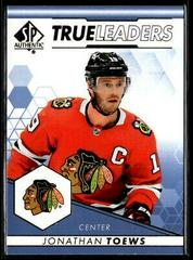 Jonathan Toews [Blue] #TL-22 Hockey Cards 2022 SP Authentic True Leaders Prices