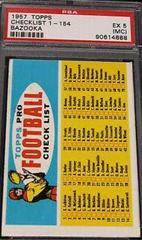 Checklist 1-154 [Bazooka] Football Cards 1957 Topps Prices