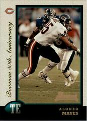 Alonzo Mayes [Golden Anniversary] #219 Football Cards 1998 Bowman Prices