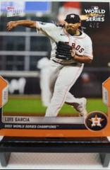 Luis Garcia [Orange] Baseball Cards 2022 Topps Now World Series Champions Prices