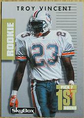 Troy Vincent #128 Football Cards 1992 Skybox Primetime Prices