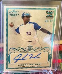 Jordan Walker [Platinum] #A-JW1 Baseball Cards 2020 Leaf Trinity Autographs Prices
