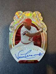 Vince Coleman [Gold] #RS-VC Baseball Cards 2023 Panini Chronicles Royal Signatures Prices