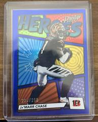Ja'Marr Chase [Blue] Football Cards 2022 Panini Prestige Heroes Prices