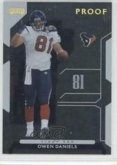 Owen Daniels [Gold Proof] #139 Football Cards 2006 Playoff NFL Playoffs Prices