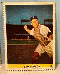 Sam Narron #45 Baseball Cards 1949 Eureka Sportstamps Prices