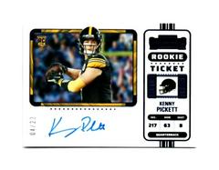 Kenny Pickett [SP Variation Blue] #127 Football Cards 2022 Panini Zenith Contenders Rookie Ticket Autographs Prices