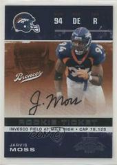 Jarvis Moss [Autograph] #165 Football Cards 2007 Playoff Contenders Prices