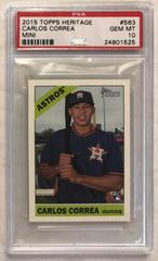 Carlos Correa [Mini] #563 Baseball Cards 2015 Topps Heritage Prices
