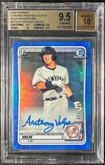 Anthony Volpe [Blue Refractor] Baseball Cards 2020 Bowman Chrome Prospect Autographs Prices