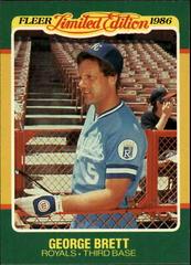 George Brett Baseball Cards 1986 Fleer Limited Edition Prices