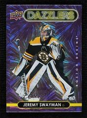 Jeremy Swayman [Purple] #DZ-4 Hockey Cards 2021 Upper Deck Dazzlers Prices