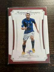 Giorgio Chiellini Soccer Cards 2018 Panini National Treasures Prices
