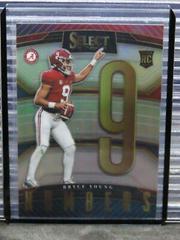 Bryce Young [Silver] #SN-BY Football Cards 2023 Panini Select Draft Picks Numbers Prices
