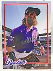 Charlie Blackmon #15 Baseball Cards 2018 Topps on Demand Inspired By 1978 Prices