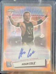 Adam Cole [Orange Refractor] Wrestling Cards 2021 Topps Chrome WWE Autographs Prices